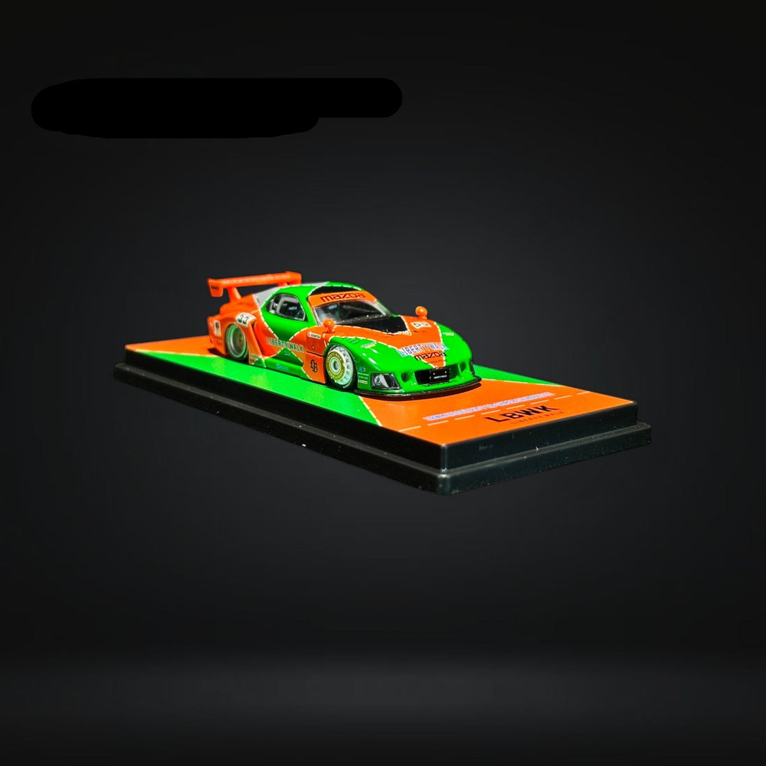 Mazda RX-7 LBWK FD3S Orange/Green MDX 24' 1:64 IN64-LBWK-RX7-04 by Inno64 4