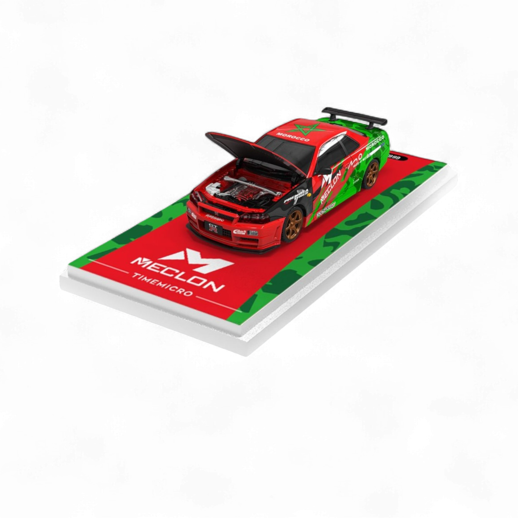Nissan Skyline GT-R R34 MECLON Ordinary 1:64 by TimeMicro & MECLON