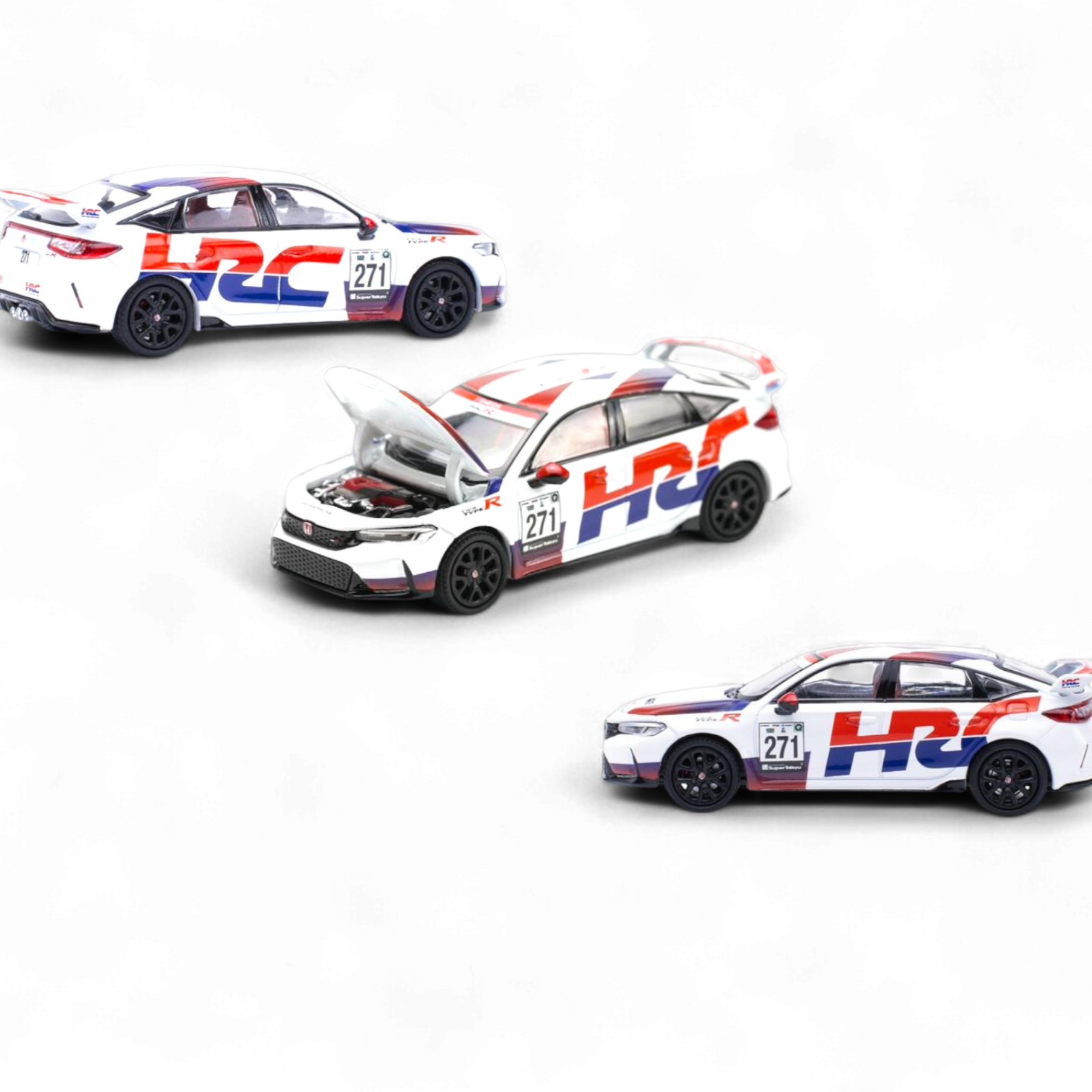 Honda Civic FL5 Type-R TCR HRC Livery 1:64 by Pop Race 