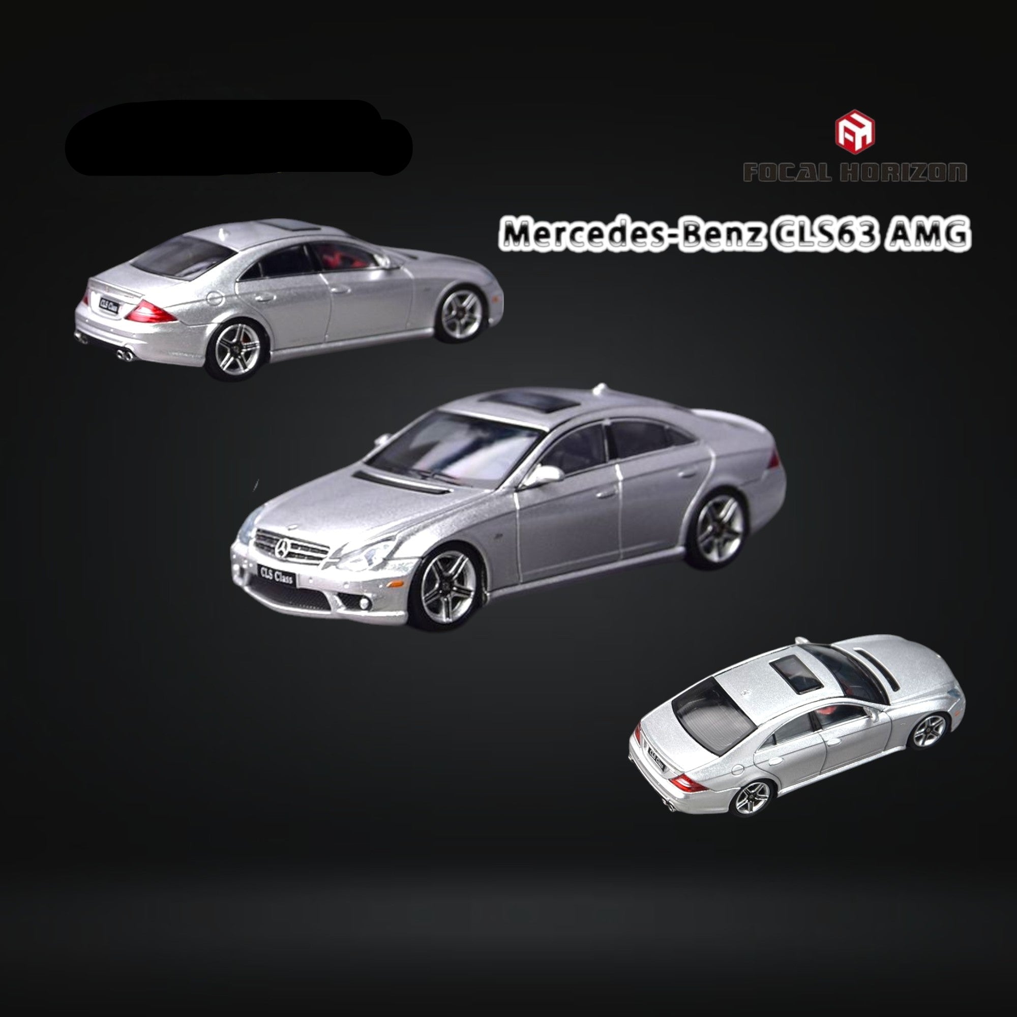 Mercedes-Benz CLS 63 AMG Mk1 C219 in Silver 1:64 by Focal Horizon