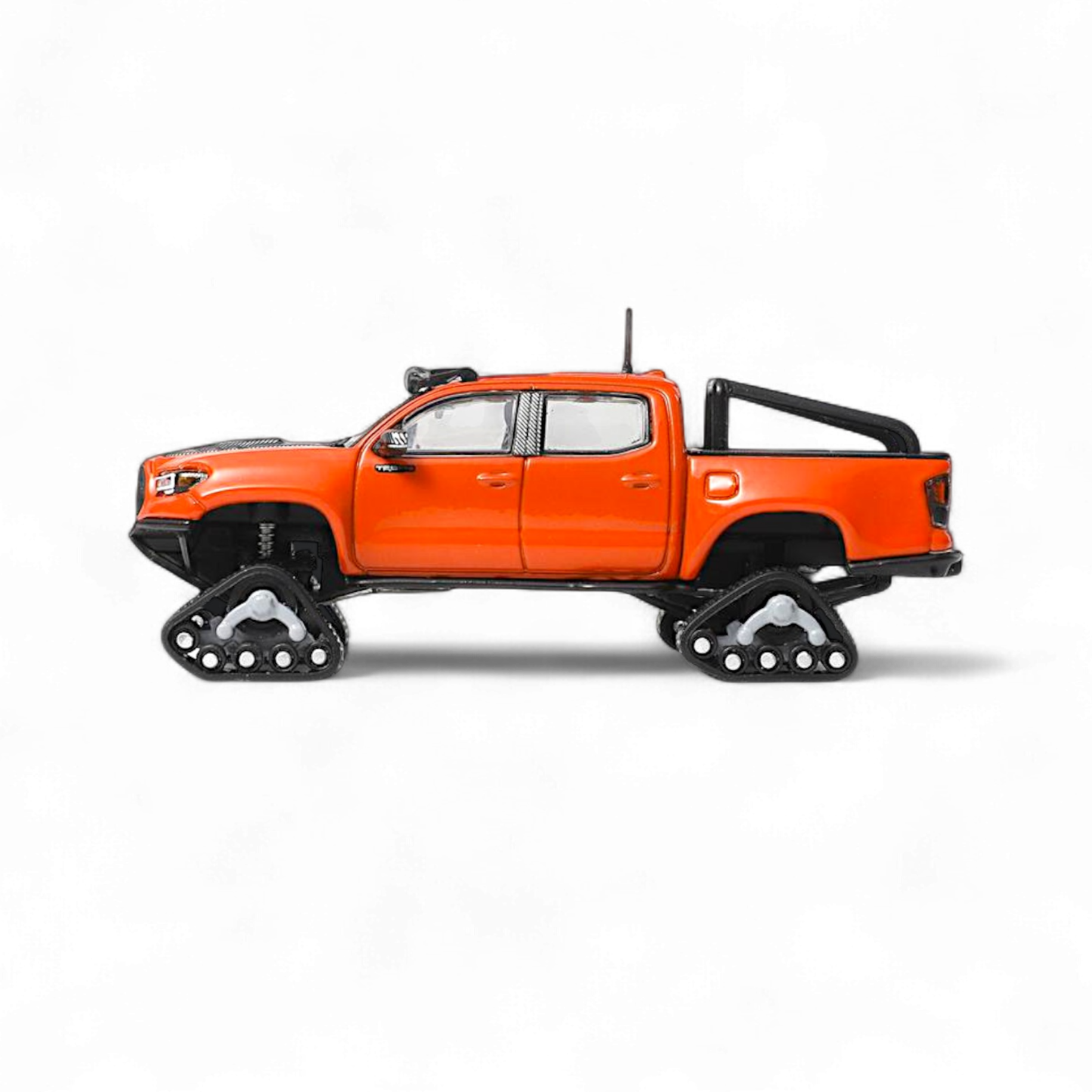 Toyota TACOMA in Orange Red & 3PMSF Tires 1:64 by GCD 2