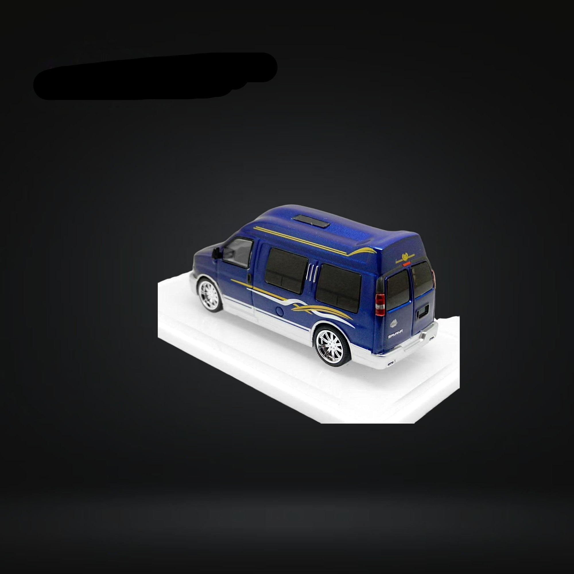 GMC Savana Blue Silver Edition 1:64 - Limited to 500 Pcs by GOC 3