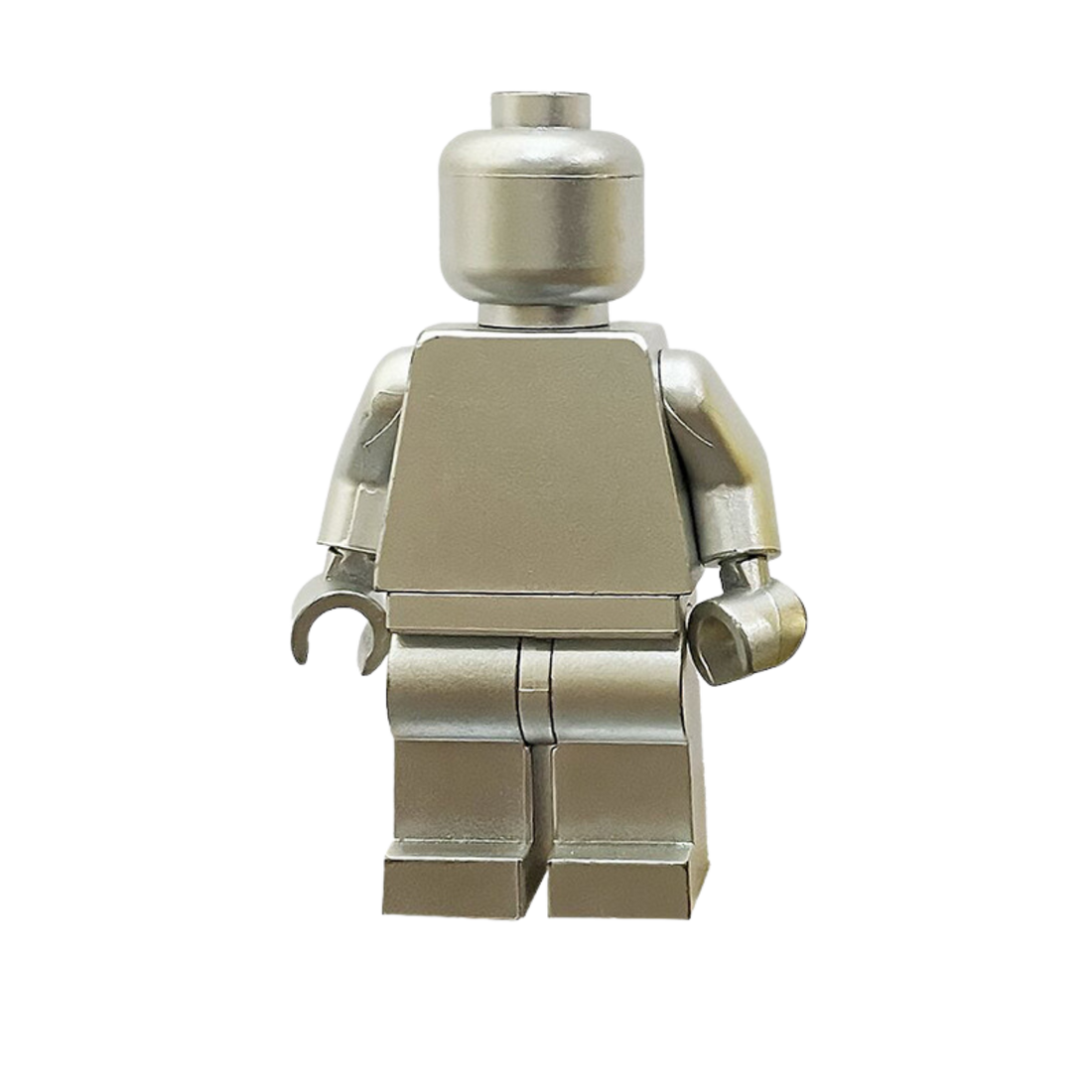 Monochrome Metallic Minifigure for Lego 10