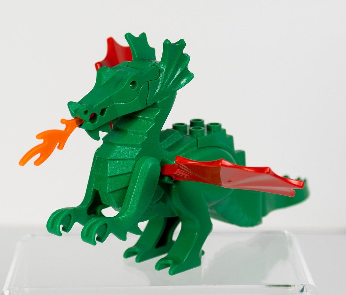 Green Medieval Dragons Minifigure for Lego