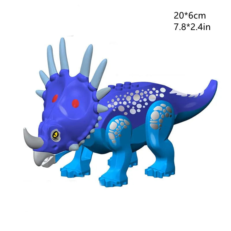 Triceratops - Large Blue Minifigure for Lego
