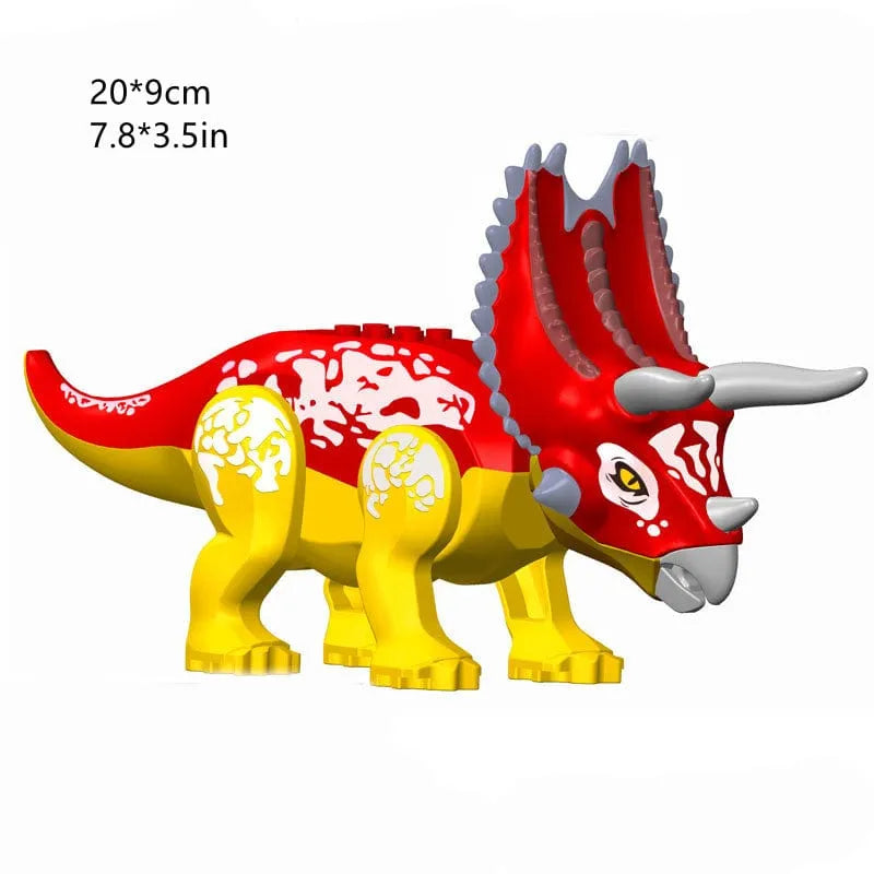 Triceratops - Large Yellow Minifigure for Lego