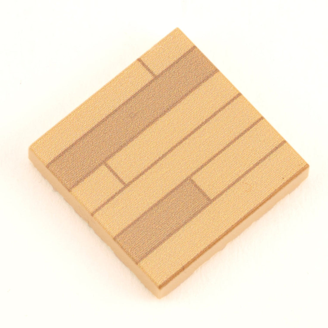 B3 Customs Light Hardwood Tile Part Pack (20 Tiles) made with LEGO parts 2