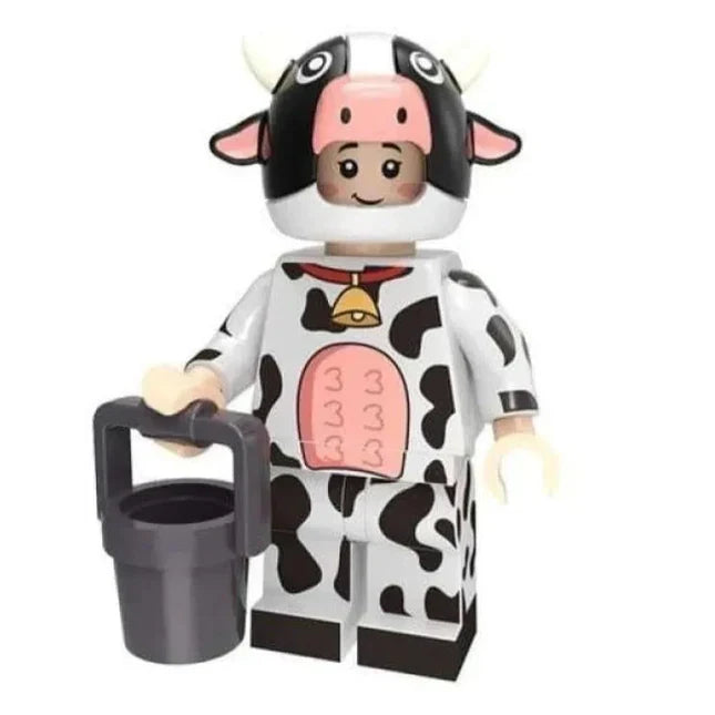 Cow Costume Girl for Lego