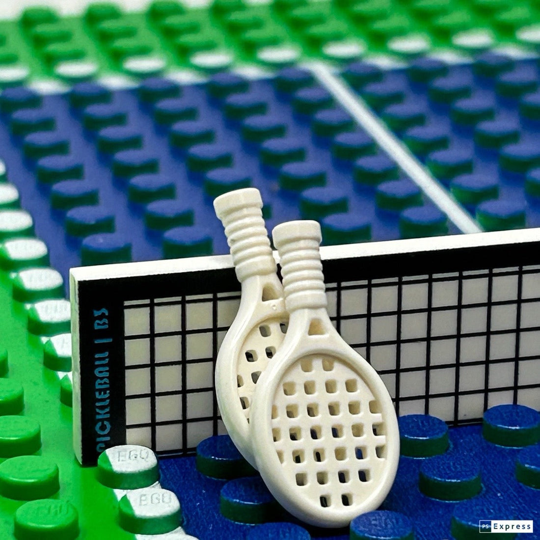 Custom Pickleball Courts made with LEGO parts - B3 Customs 2