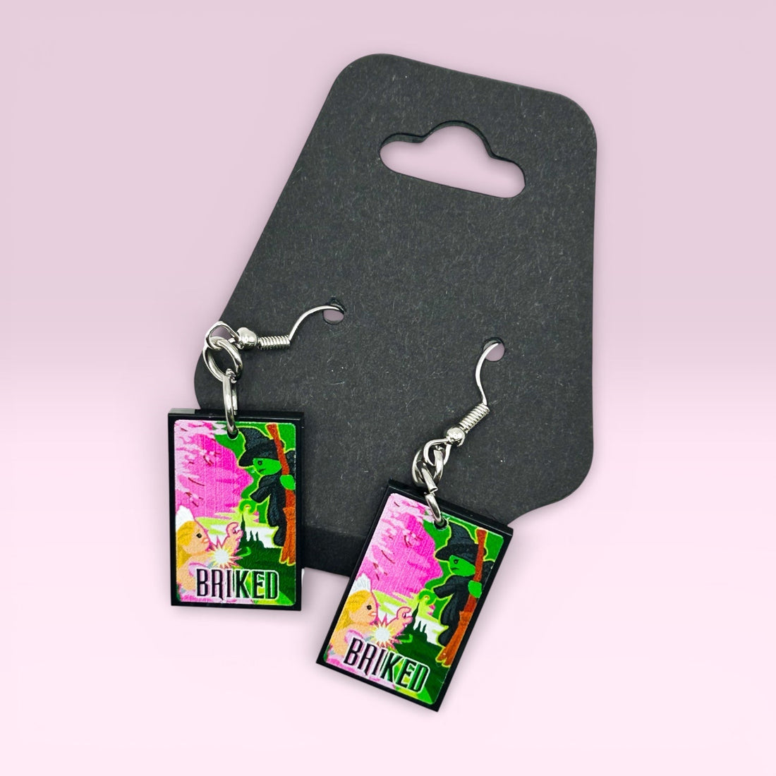 Bricked Movie Tile Earrings from Lego Parts