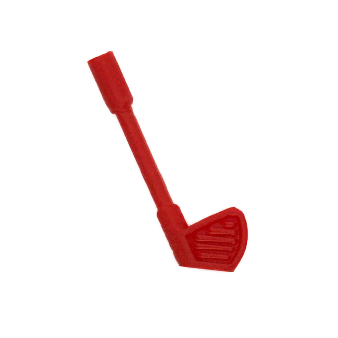 Golf Club for Minifig [3D Printed] for Lego Red