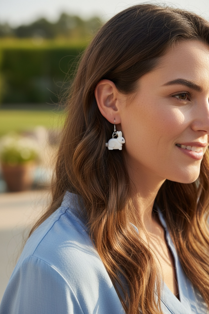 Bunny Earrings from Lego Parts 2