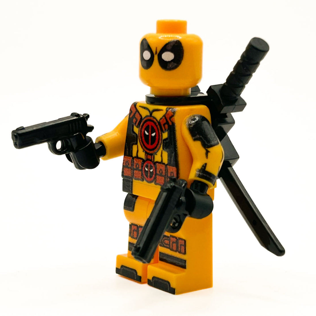 MERC Flame Yellowish Orange custom LEGO minifigure