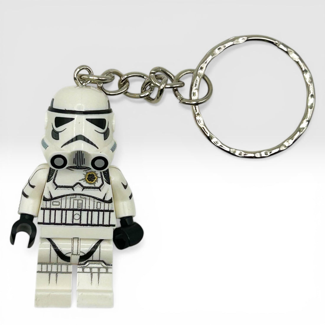 Imperial Trooper custom LEGO minifigure keychain