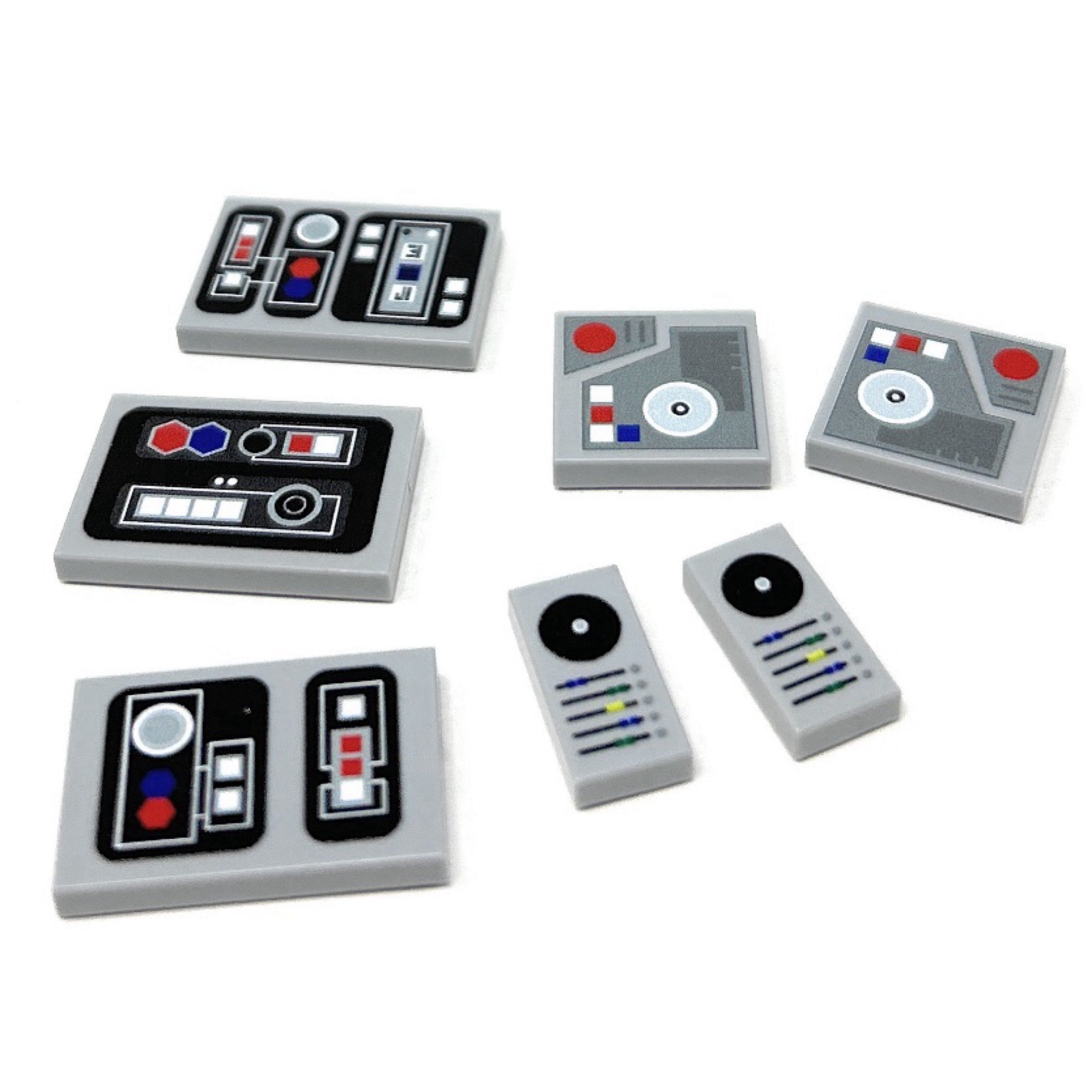Control Panel Pack (Series 1) made using LEGO parts - B3 Customs 2