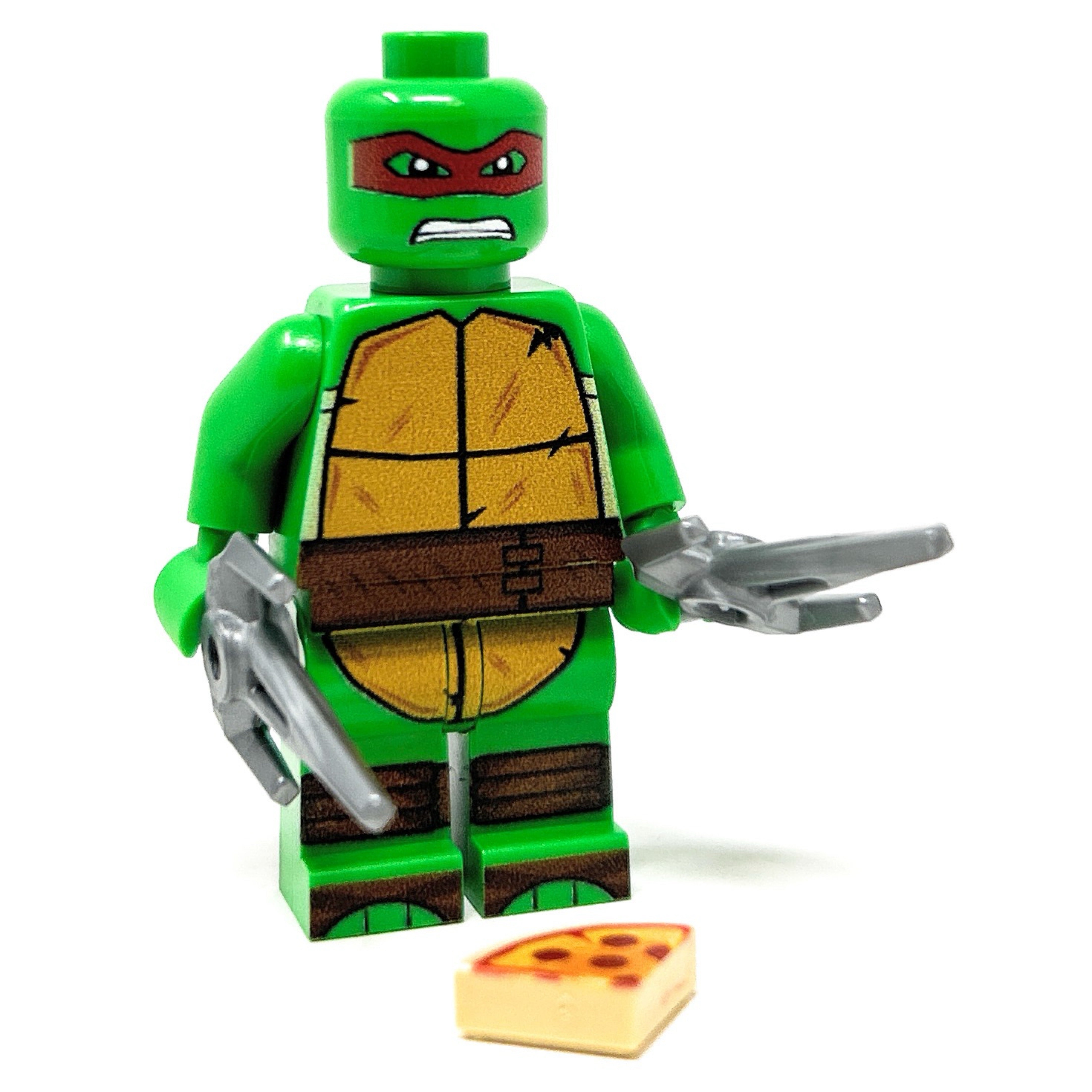 Raph Red Fighter Turtle - Custom Minifig made using LEGO parts 3