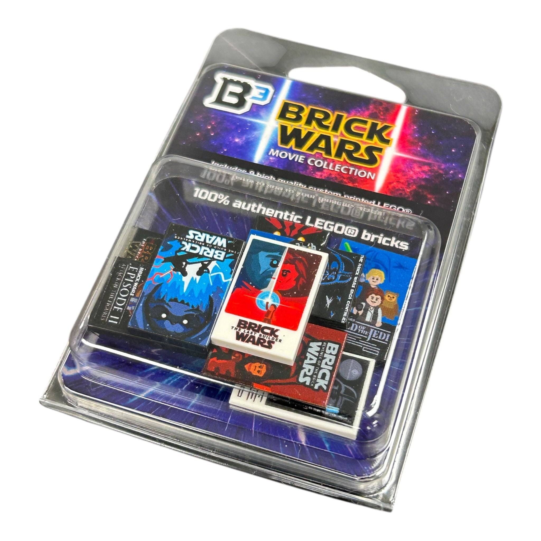 Brick Wars Movie Part Pack (9 Tiles) for Lego