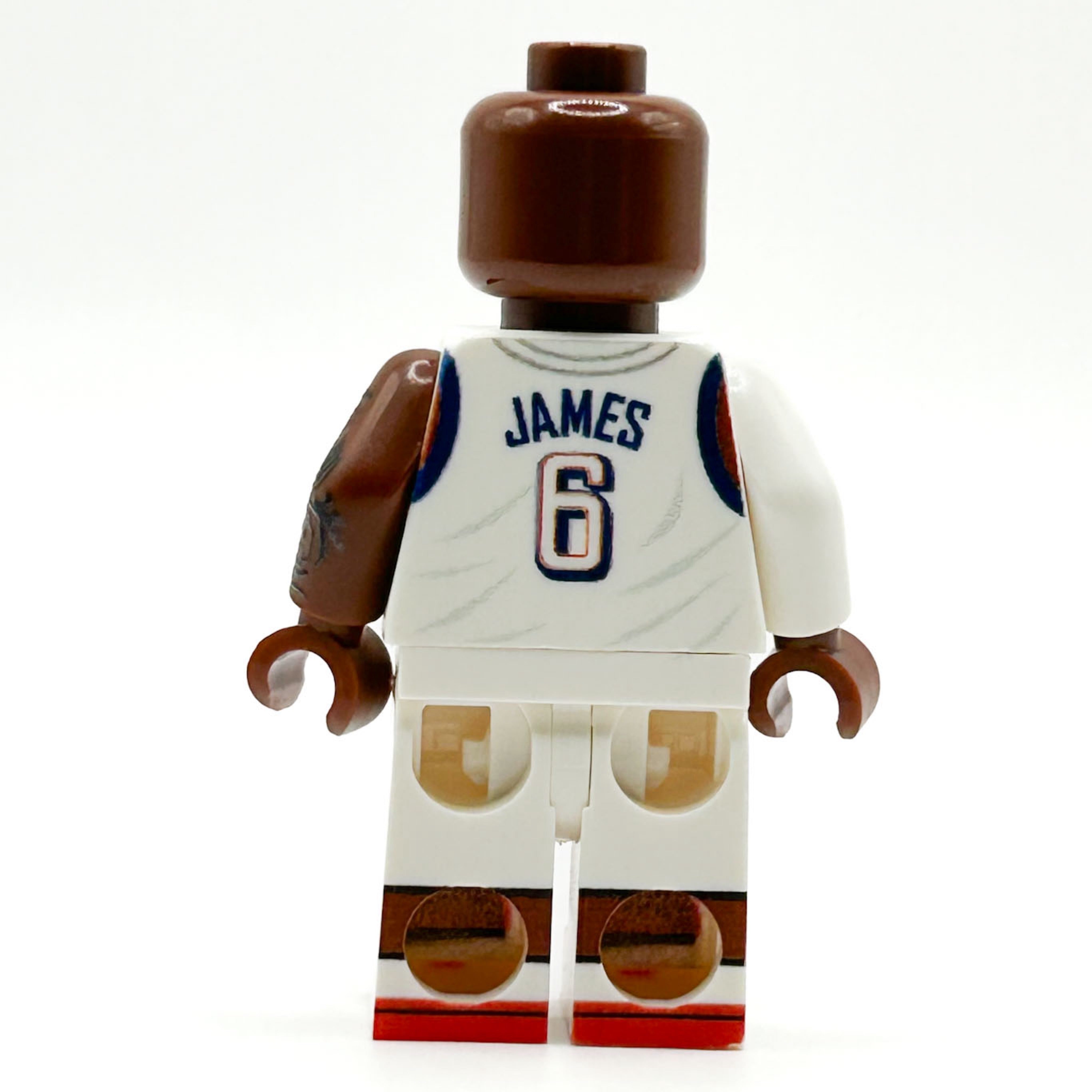 Lebron #6 USA Olympics (2024) Basketball Player Minifig made using LEGO parts - B3 Customs 2