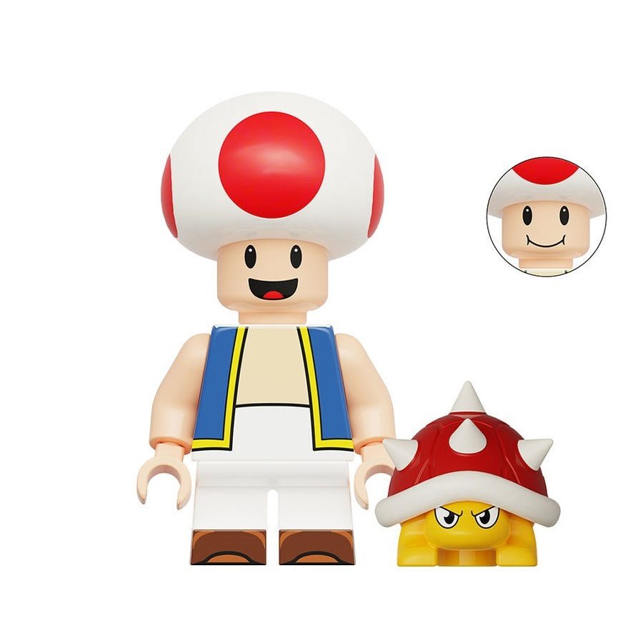 Toad -  Super Mario Bros Minifigure for Lego