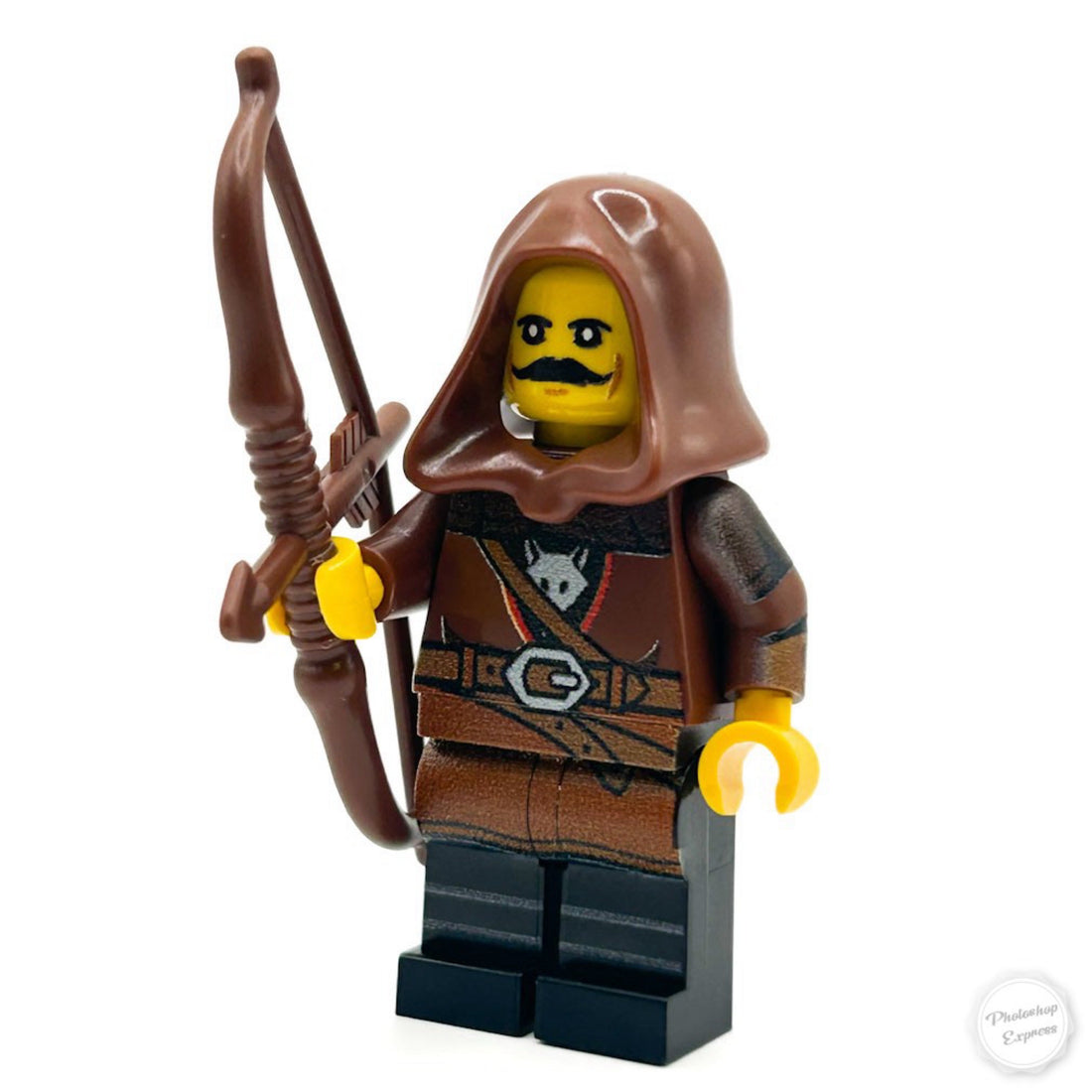 Longbow Archer - Custom Castle Wolfpack Minifigure made using LEGO parts - B3 Customs