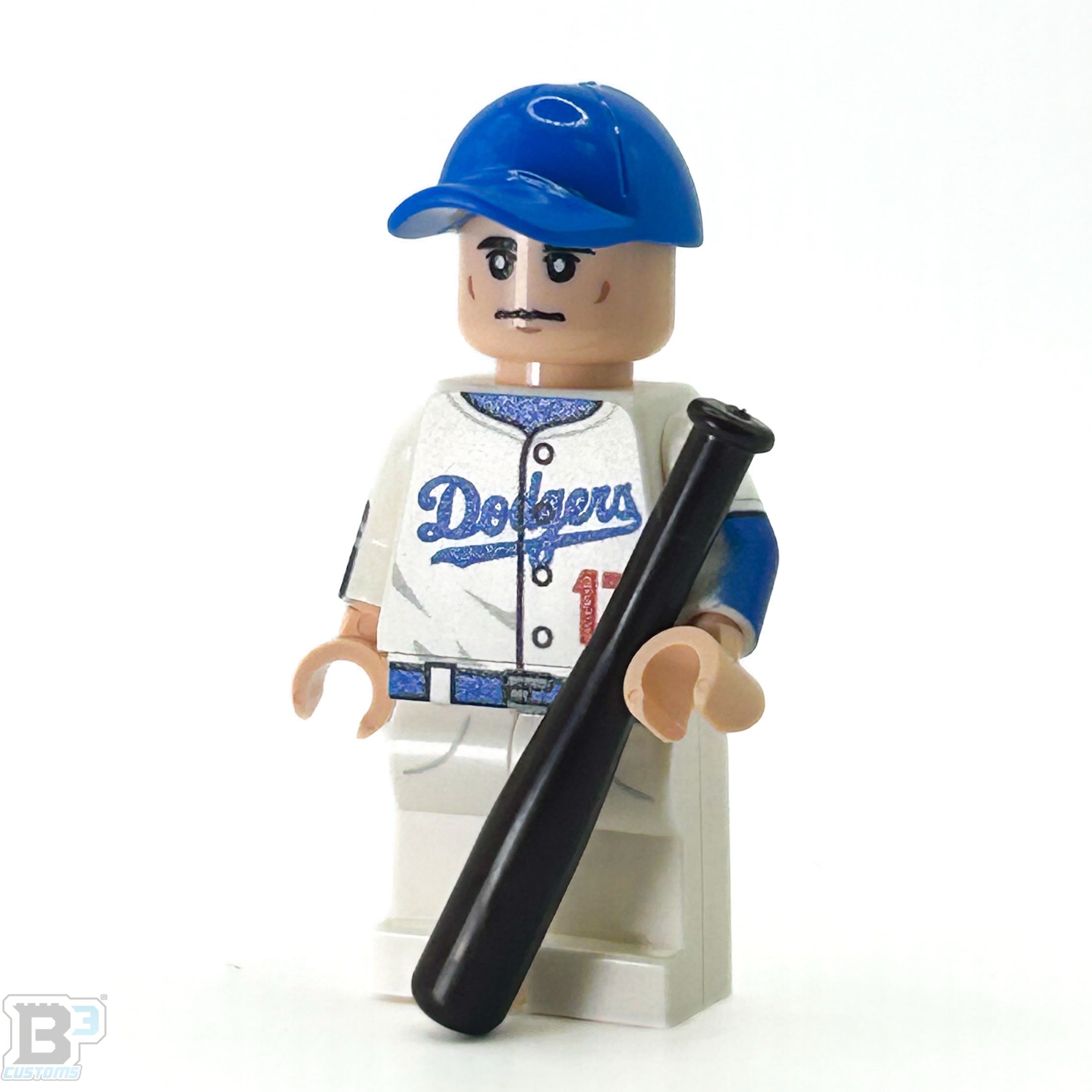 #17 Ohtani LA Baseball Player Minifig for Lego - B3 Customs