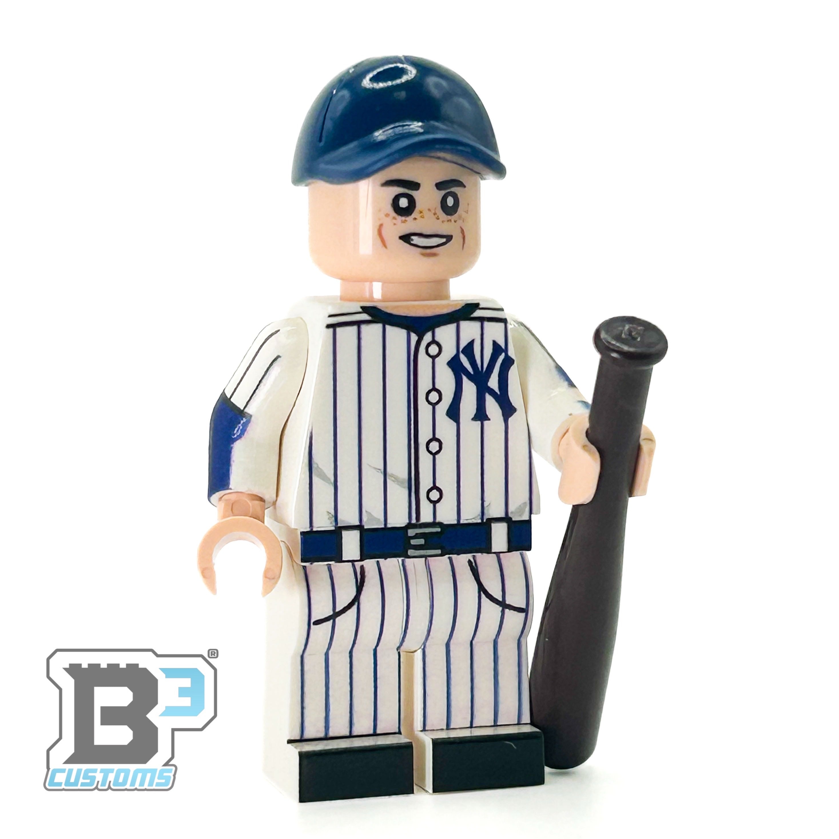 #99 Judge NY Baseball Player Minifig - B3 Customs for Lego