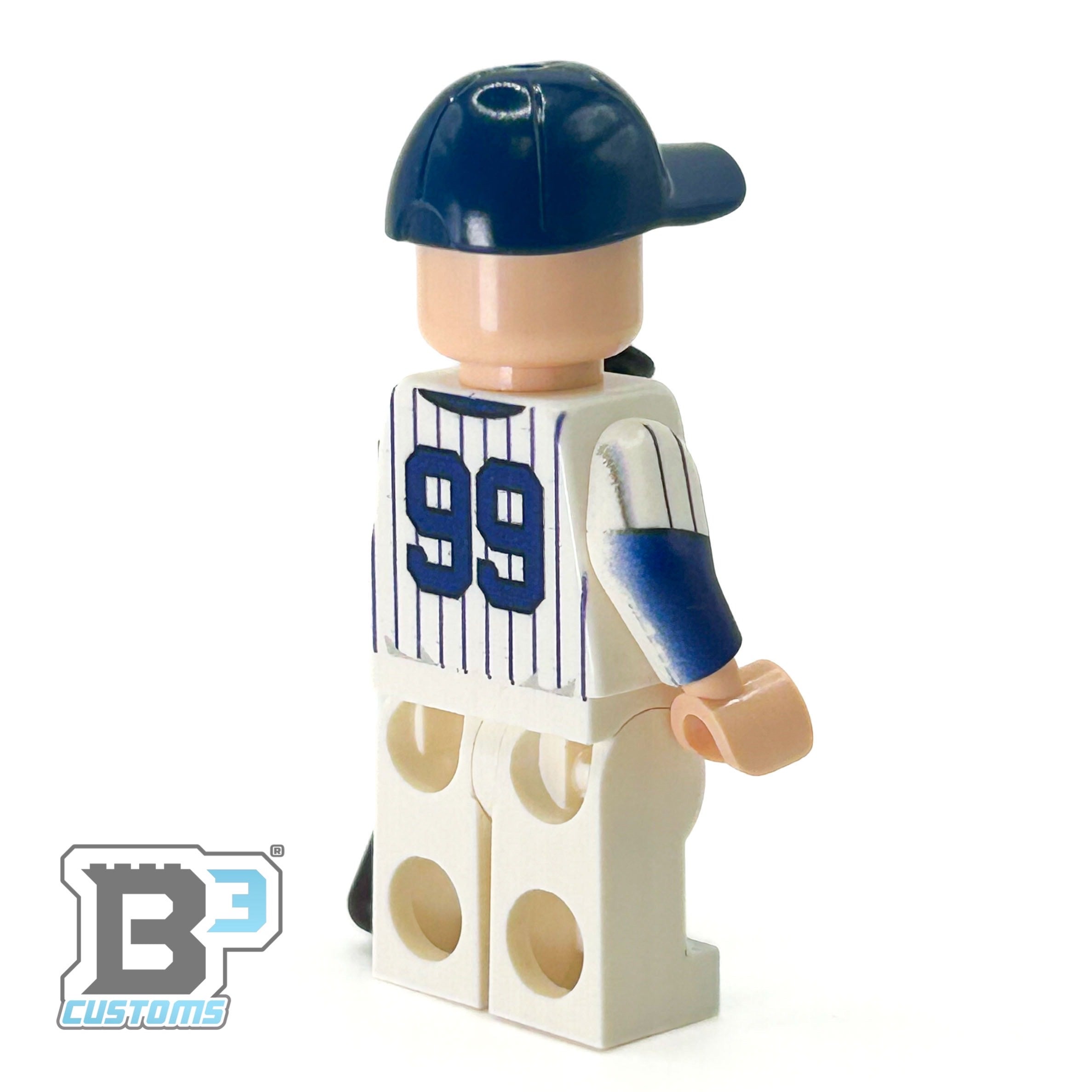 #99 Judge NY Baseball Player Minifig - B3 Customs for Lego 3