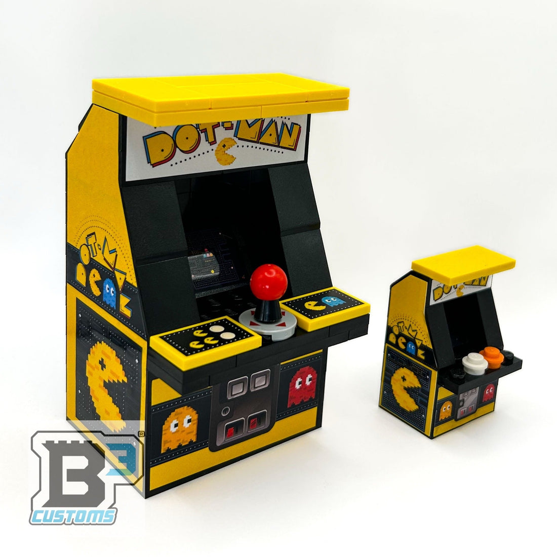 GIANT! Dot-Man Arcade Machine made using LEGO parts - B3 Customs 4