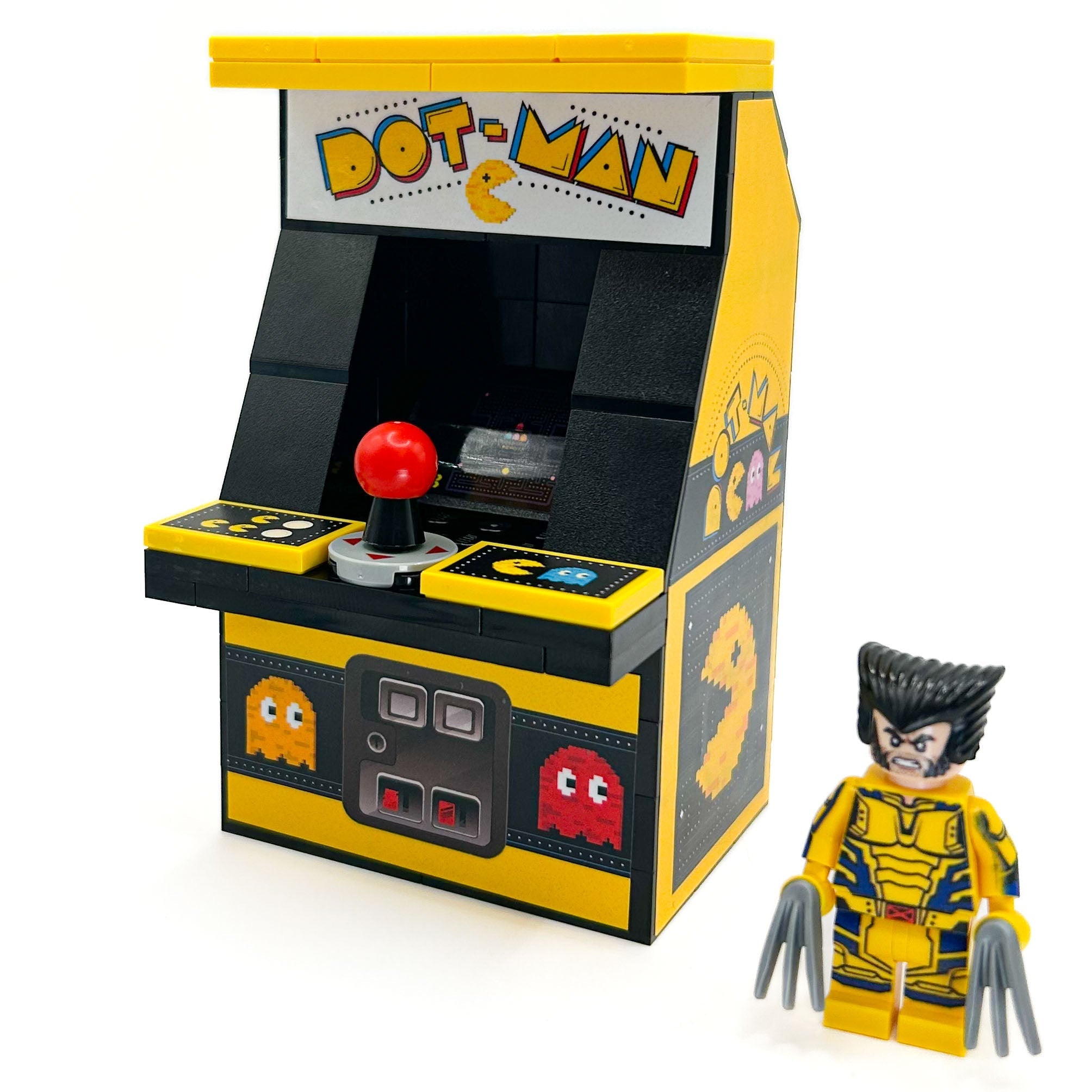 GIANT! Dot-Man Arcade Machine made using LEGO parts - B3 Customs 3
