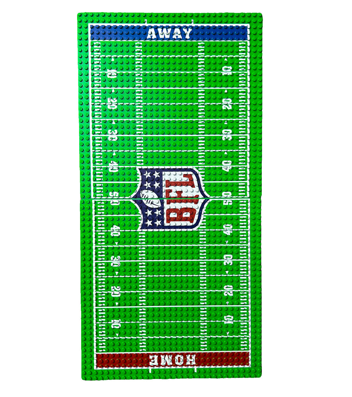 Custom Football Field made with LEGO parts - B3 Customs 2