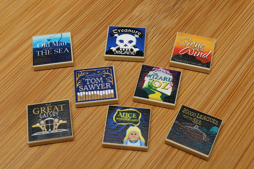 Classic Books Pack (Series 1) made using LEGO parts 2