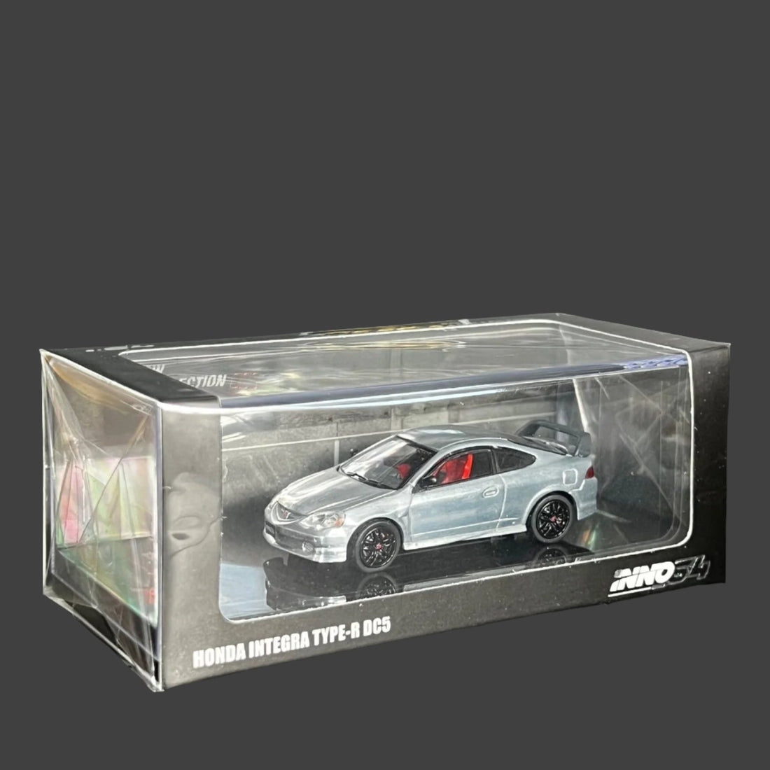 Honda Integra Type-R DC5 Raw Collection Limited Edition 1:64 by Inno64 Package View