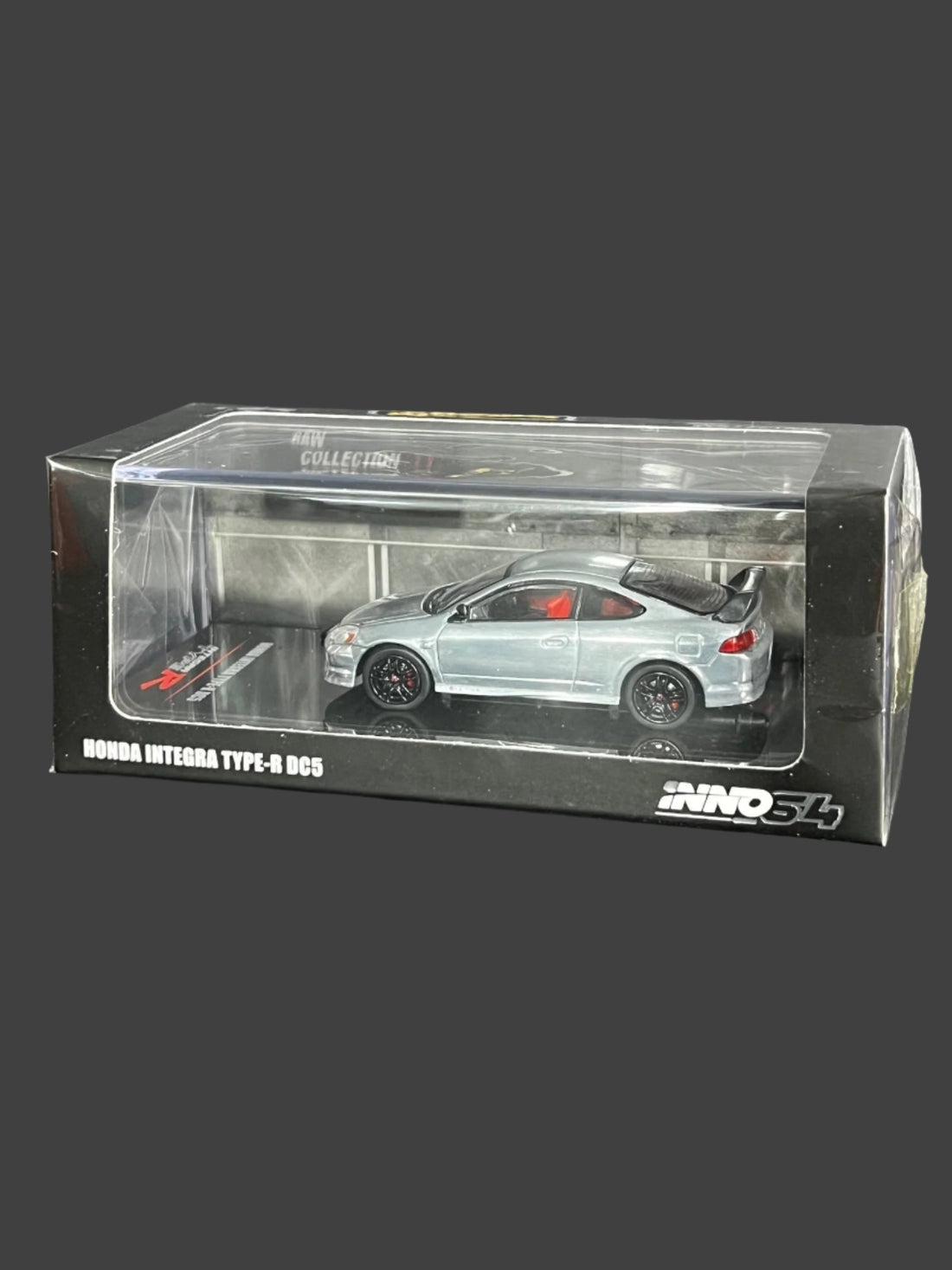 Honda Integra Type-R DC5 Raw Collection Limited Edition 1:64 by Inno64 Driver Package View