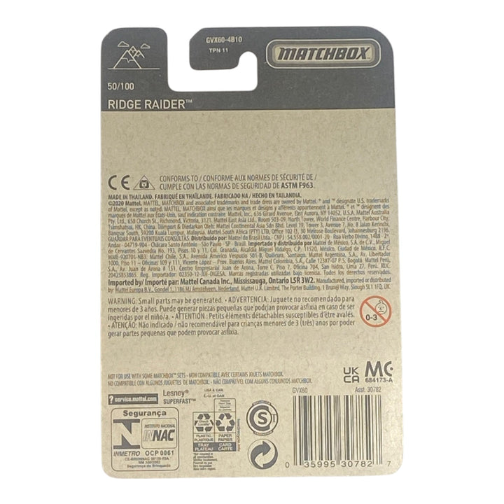 Matchbox Ridge Raider - Matchbox Series 50/100 2