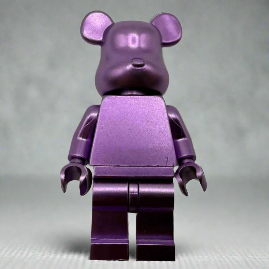 Bearbrick Monochrome Metallic Bear Minifigures – Multiple Vibrant Colors! 3