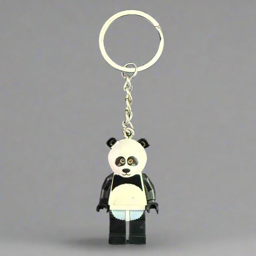 Panda Minifigure Keychain