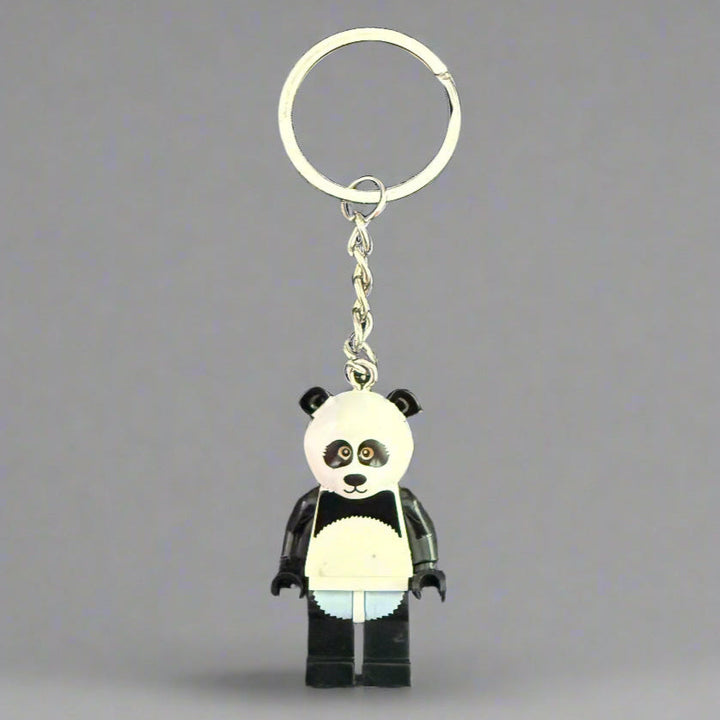 Panda Minifigure Keychain