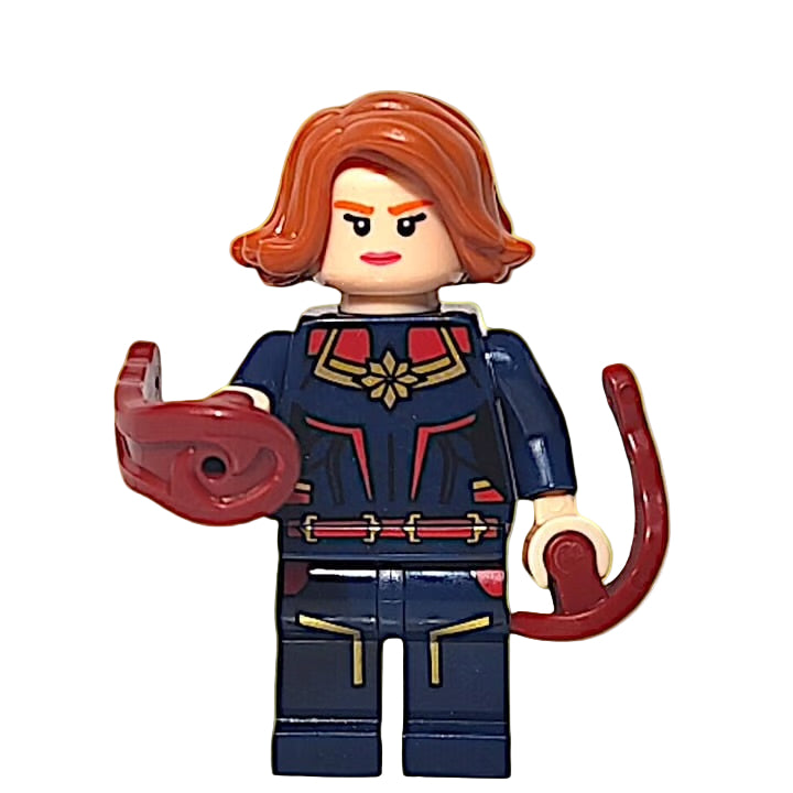 Carol Danvers Captain Marvel Suit Minifigure for Lego 2