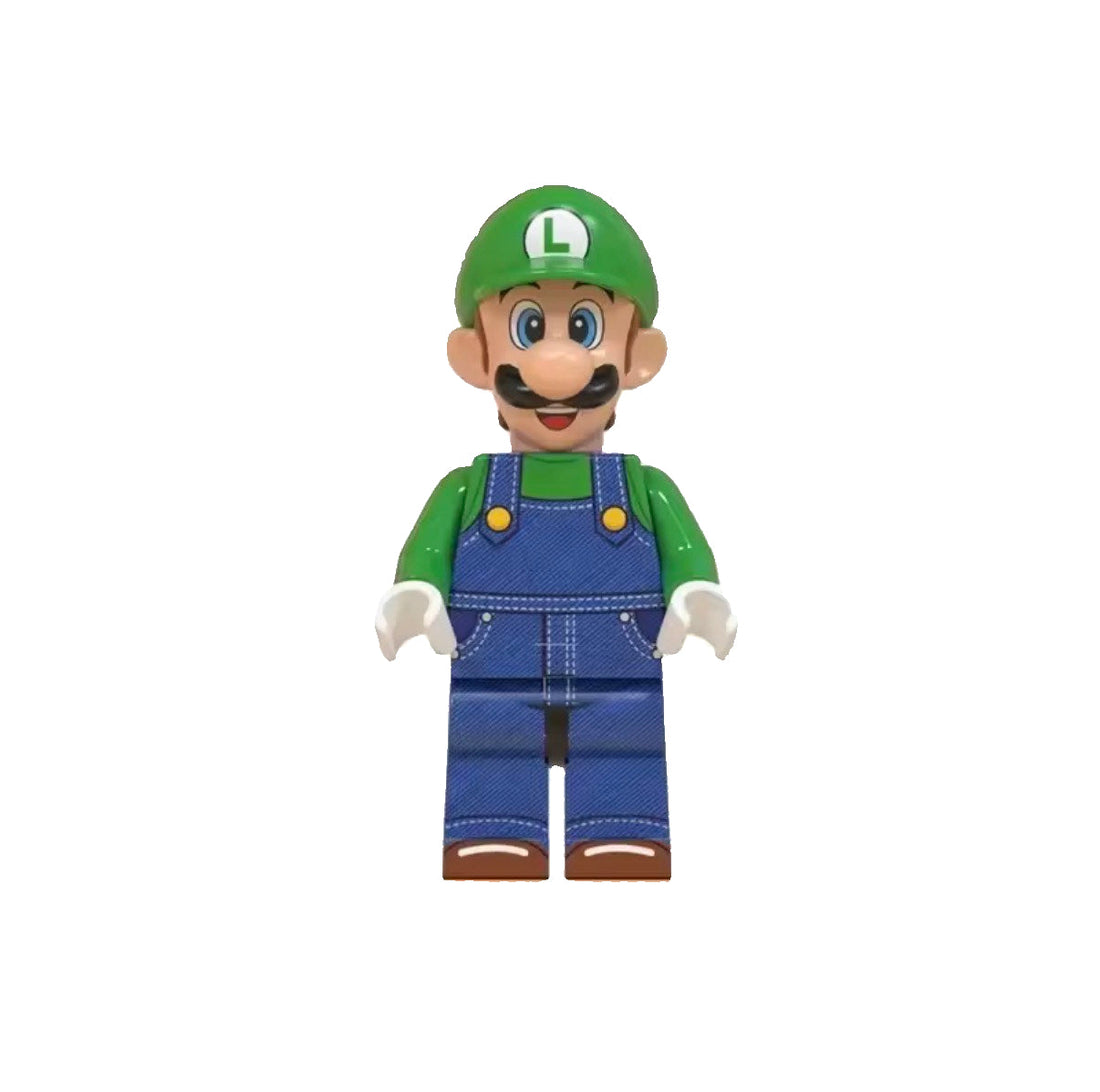 Luigi Minifigure - Super Mario for Lego 2