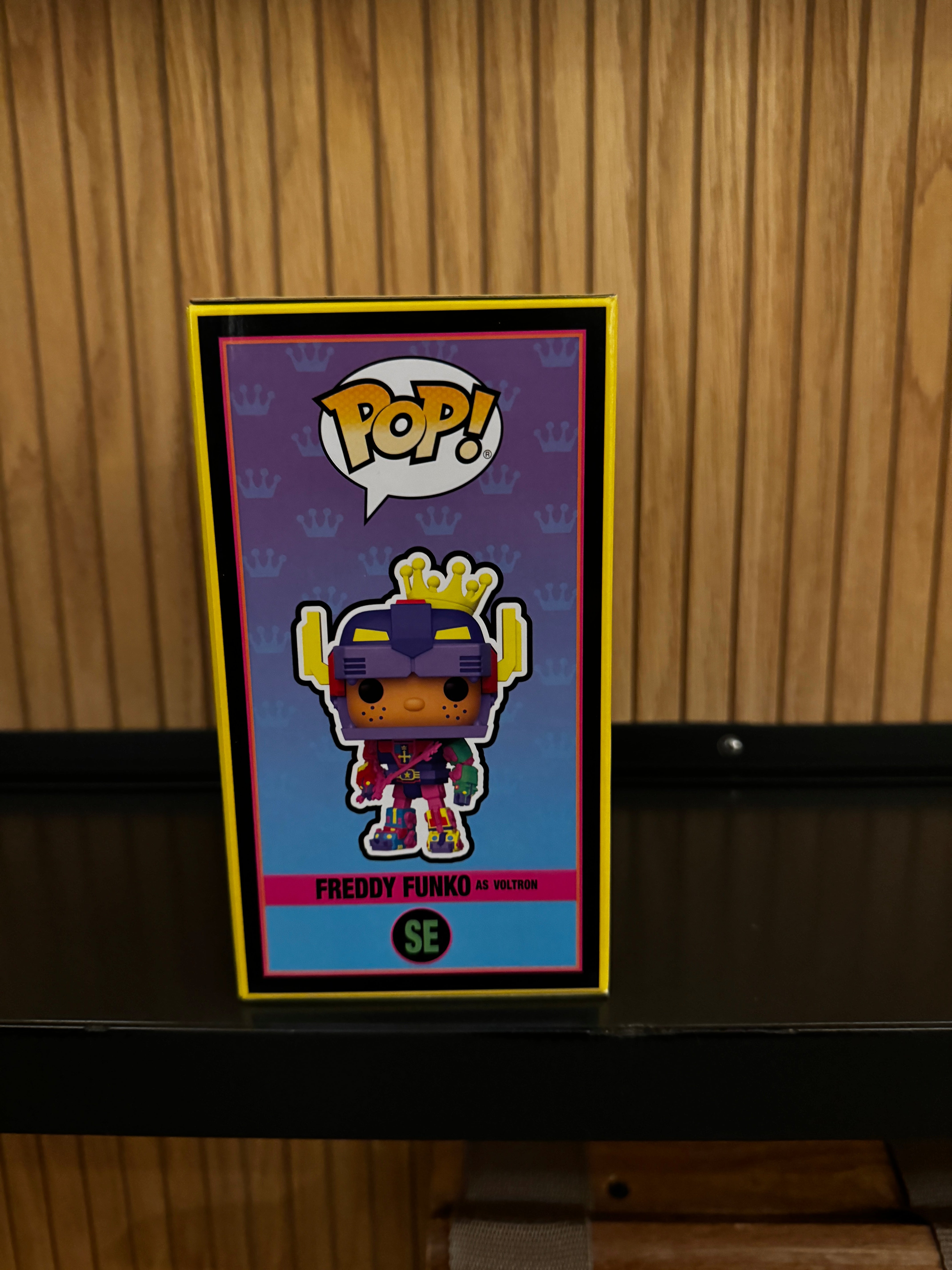 Funko Fundays Experience 2025: Pop! Originals Freddy Funko as Voltron (Blacklight) LE1500 5
