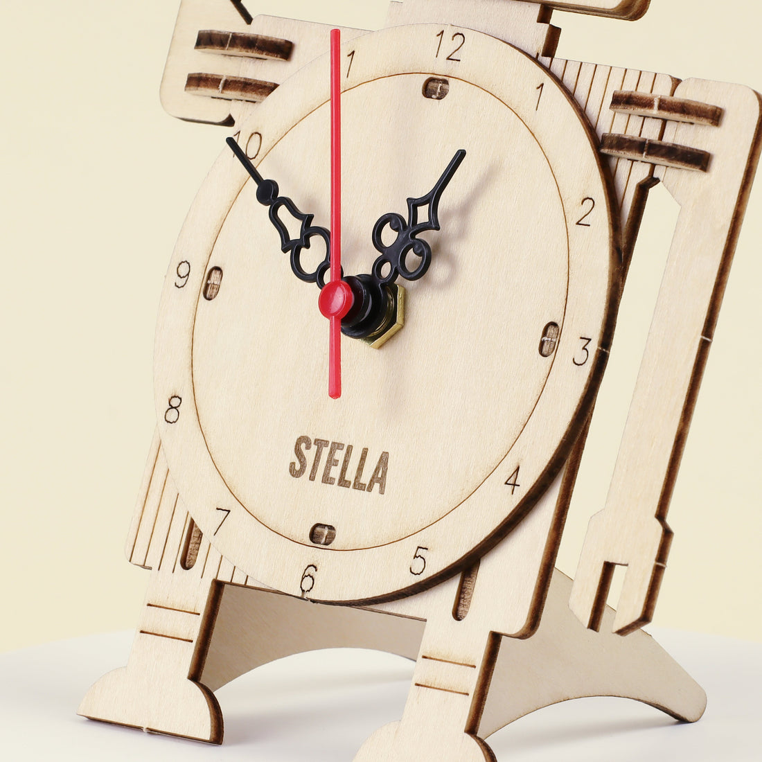 Robot Clock DIY Kit, Educational STEM Toy 4