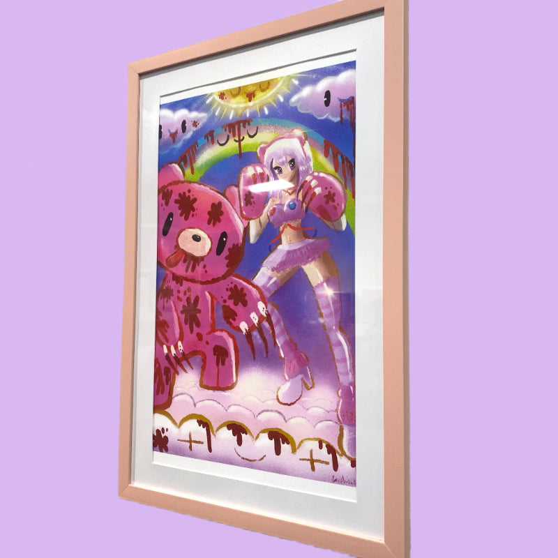 Leo Matsuda - SoniComi vs Gloomy Bear - Artwork - Gloomy Bear Exhibition 2