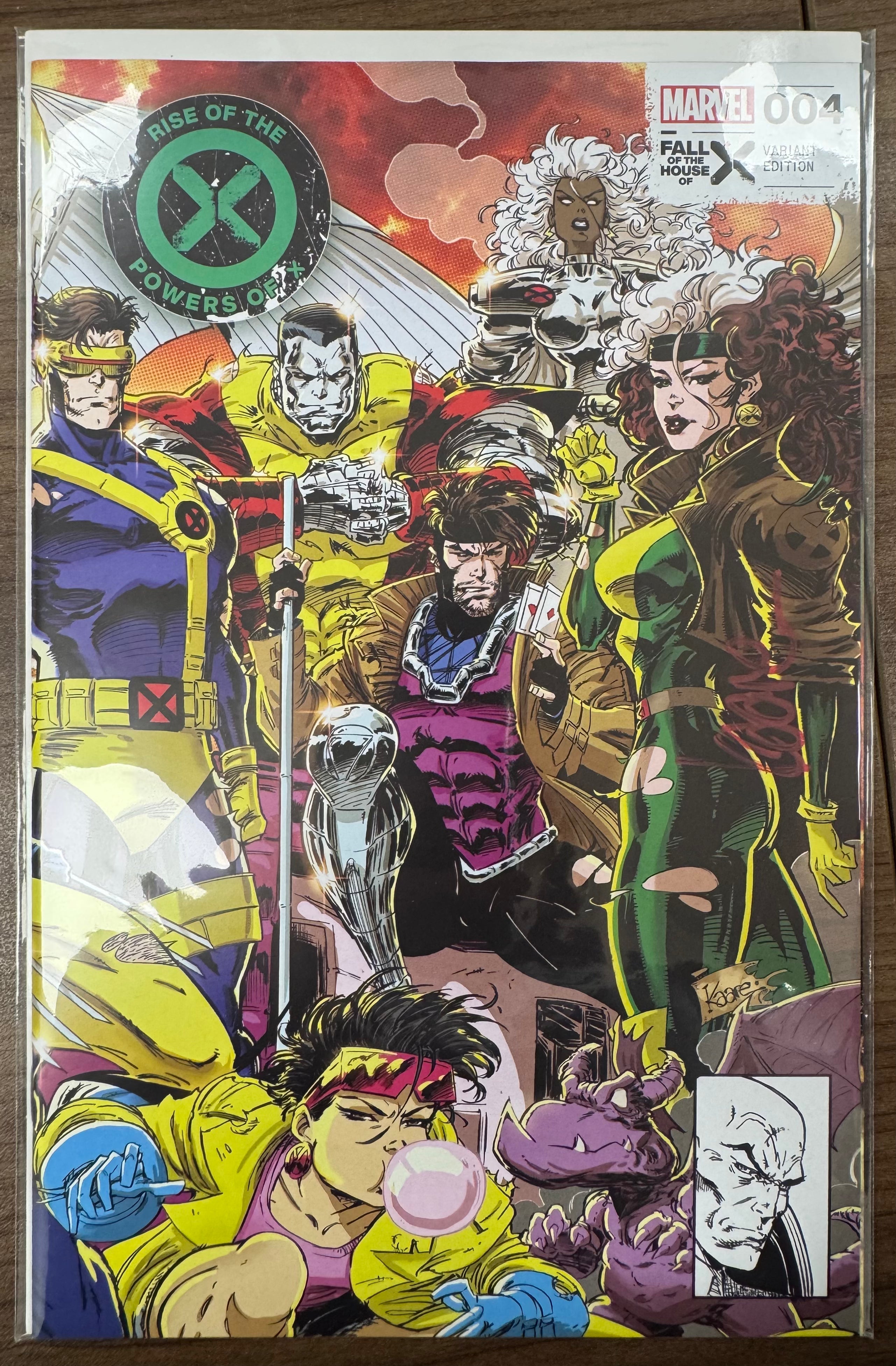 RISE OF THE POWERS OF X #4 UNKNOWN COMICS KAARE ANDREWS EXCLUSIVE VAR [FHX] [IN STOCK] [Signed by Kaare Andrews] 