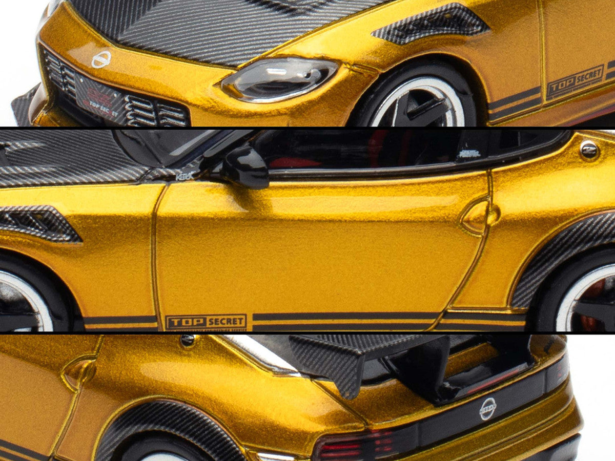 Nissan Fairlady Z RZ34 Top Secret Gold 1/64 Diecast by Inno Models