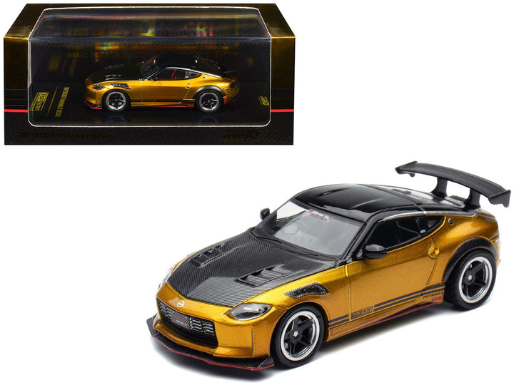 Nissan Fairlady Z RZ34 Top Secret Gold Metallic 1/64 diecast model by Inno Models