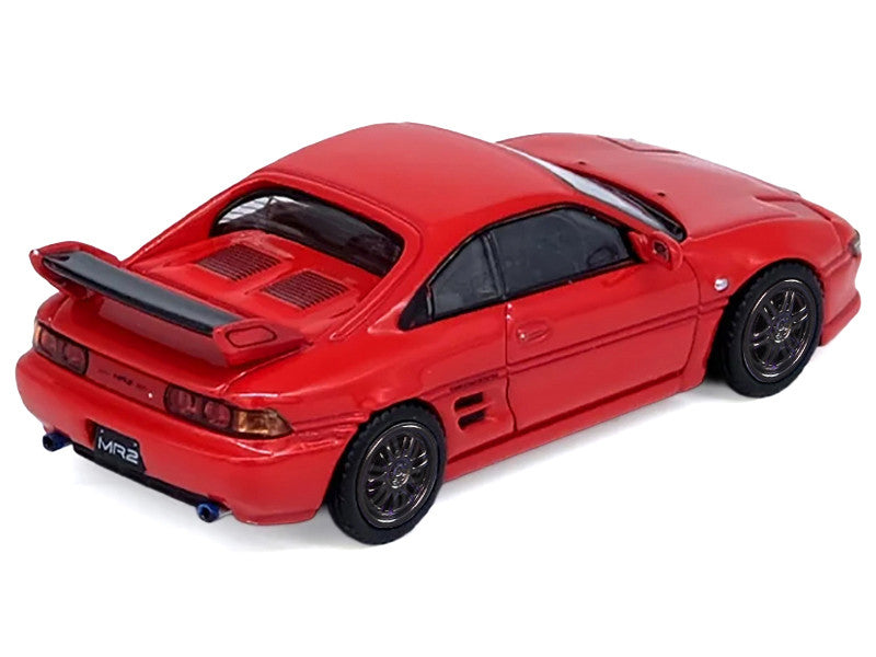 Toyota MR2 (SW20) RHD (Right Hand Drive) Red 1/64 Diecast Model Car by Inno Models-2