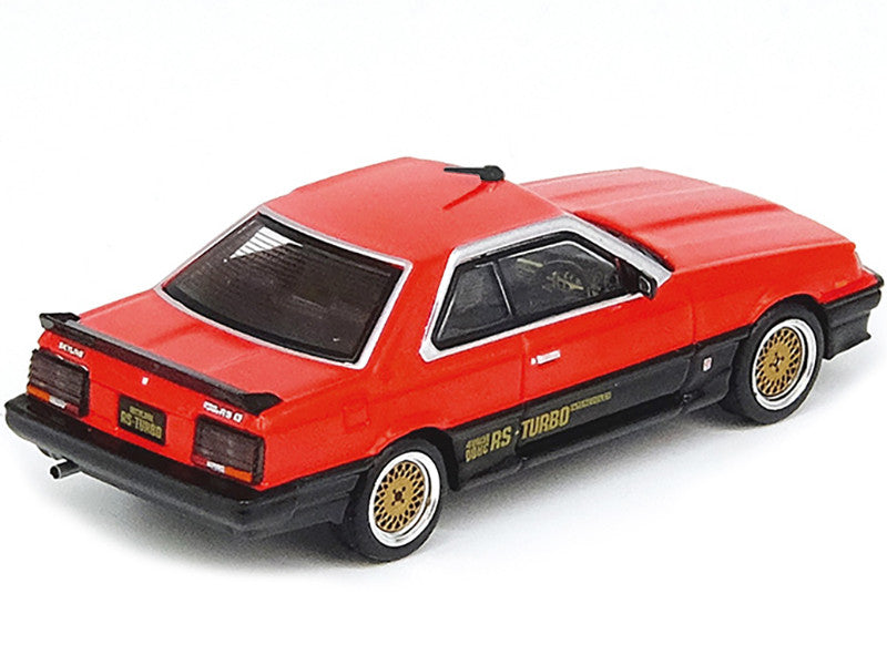 Nissan Skyline 2000 RS-X Turbo (DR30) RHD (Right Hand Drive) Red and Black 1/64 Diecast Model Car by Inno Models-1