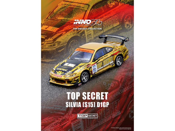 Nissan Top Secret Silvia S15 2004 D1 Grand Prix Champion 1/64 diecast model by Inno Models