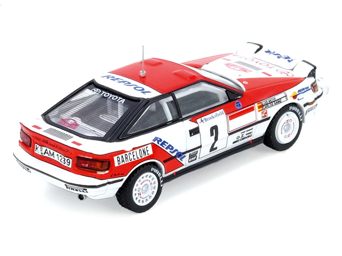 Toyota Celica GT-Four (ST165) #2 Carlos Sainz - Luis Moya Winner "Rally Monte Carlo" (1991) 1/64 Diecast Model Car by Inno Models-2