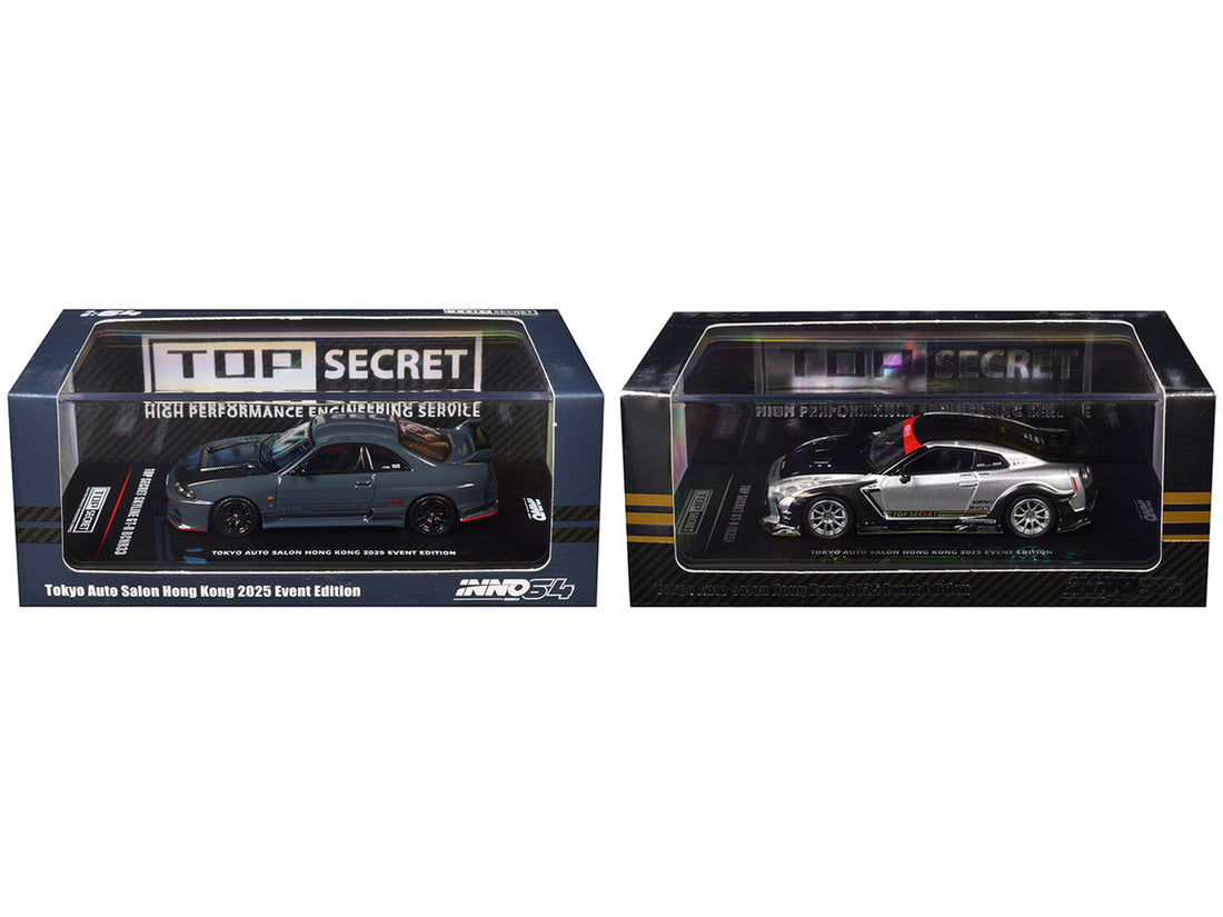 Nissan Top Secret "Tokyo Auto Salon Hong Kong 2025 Event Edition" Set of 2 Pieces 1/64 Diecast Model Car by Inno Models-4